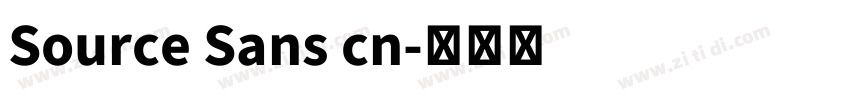 Source Sans cn字体转换 Source Sans cn字体转换